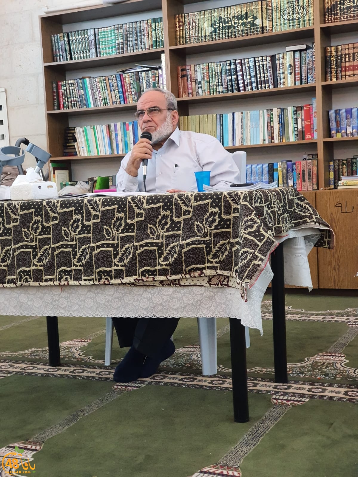 اللد: اختتام دورة تربوية لفضيلة الشيخ محمد العارف في المسجد الكبير